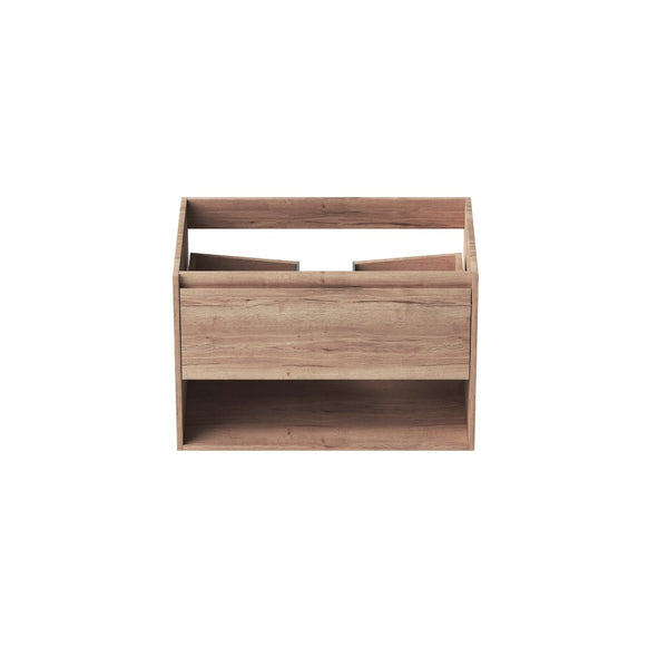 English Elm 29" Wide Wall Mounted Bathroom Cabinet Oak Finish Plywood Storage Organizer T3785P396519
