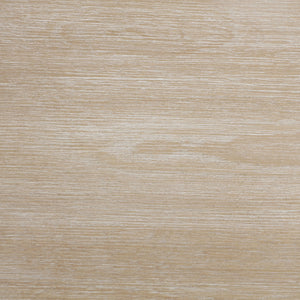 English Elm Verdugo Elegant Whitewashed Round Dining Table with Curvy Pedestal Base, Half-Convex Edge, Compact Chic B062P358470