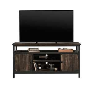 English Elm Credenza, Stylish Brown Finish Tv Stand For Screens Up To 60" With Flexible Storage & Organization B356P367781