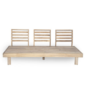 English Elm Christopher Knight Home® - Topia Acacia 7-Seater Sofa Set – Elegant, Durable, Water-Repellent Cushions For Outdoor Comfort & Style N773OS00076S