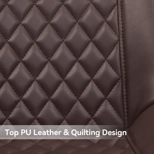 English Elm Modern Dining Chairs Set Of 2 - Pu Leather Upholstered Comfort With Metal Legs For Kitchen Dining T3950P394499