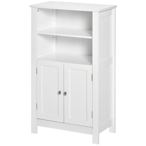 English Elm Kleankin Bathroom Floor Cabinet - Stylish Freestanding Storage With Adjustable Shelves & Open Design W2225P229573
