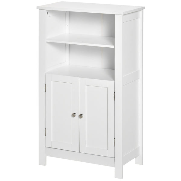 English Elm Kleankin Bathroom Floor Cabinet - Stylish Freestanding Storage With Adjustable Shelves & Open Design W2225P229573