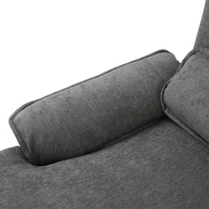 English Elm United We Win U-Shaped Modular Cloud Couch - 4-Seat Chenille Sofa With Double Chaise & Storage Pockets W1568S00215-GIGA