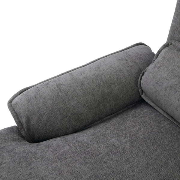 English Elm United We Win U-Shaped Modular Cloud Couch - 4-Seat Chenille Sofa With Double Chaise & Storage Pockets W1568S00215-GIGA