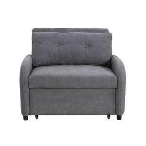 English Elm Christopher Knight Home® - (Old 3-in-1 Convertible Sleeper Sofa Bed with Pillow & Pocket, Compact Loveseat with Pull-Out Bed and Wheels Grey N765P34284849G