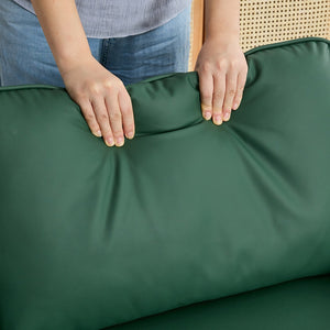 English Elm Ts Cat Paw Leather Upholstered Sofa Chair - Retro Nordic Design For Cozy Living Spaces & Balconies W2311P339654-GIGA