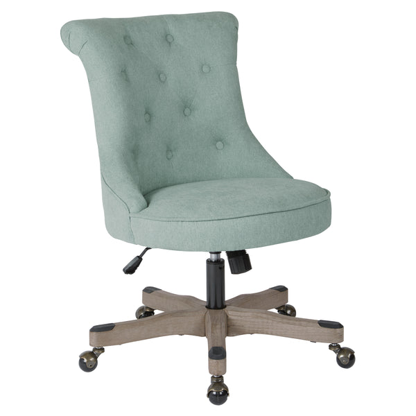 OSP Home Furnishings Hannah Tufted Office Chair Mist