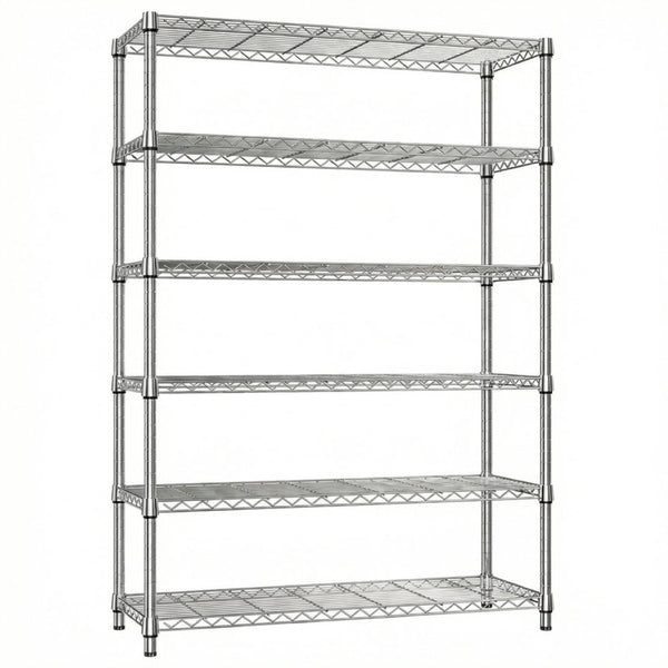 English Elm 5-shelf Heavy Duty Wire Rack Industrial Carbon Steel Garage Pantry Storage Unit W5386P445629
