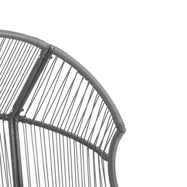 English Elm Christopher Knight Home® - Palos Outdoor Wicker Glider Chair - Weather-Resistant Dark Gray With Plush Cushions For Relaxation N775P191232G