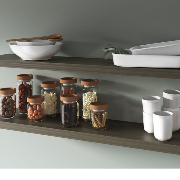 English Elm Smokey Oak Floating Shelf - Rustic Elegance With Modern Design For Stylish Home Décor & Organization B062P373798-GIGA