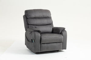English Elm Lounge Electric Lift Chair With 180° Recline, Massage, Heating, Storage & Wireless Charging Options W547S00058