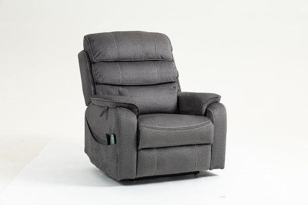 English Elm Lounge Electric Lift Chair With 180° Recline, Massage, Heating, Storage & Wireless Charging Options W547S00058