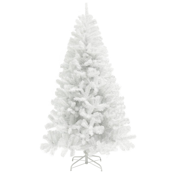 English Elm Homcom 9Ft Tall Unlit Artificial Christmas Tree With 2132 Lush Branch Tips - Easy Auto Open Setup W2225P249636