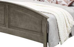 English Elm Stylish Modern King Bed with Durable Particle Board Frame, Neutral Finish, Casual Versatile Design Gray 5 L x 86 W x 8 H B078S00413