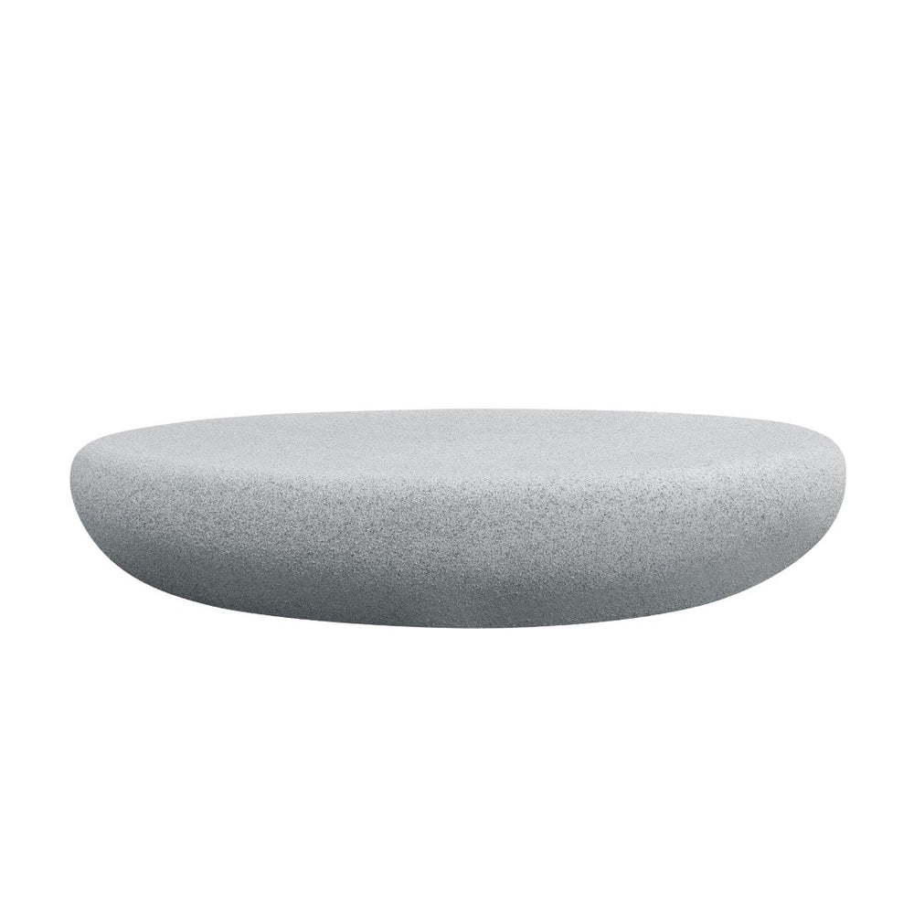 English Elm 55.12''fiberglass Elliptical Coffee Table Faux Stone Matte Finish Low Profile Living Room W2582P407289
