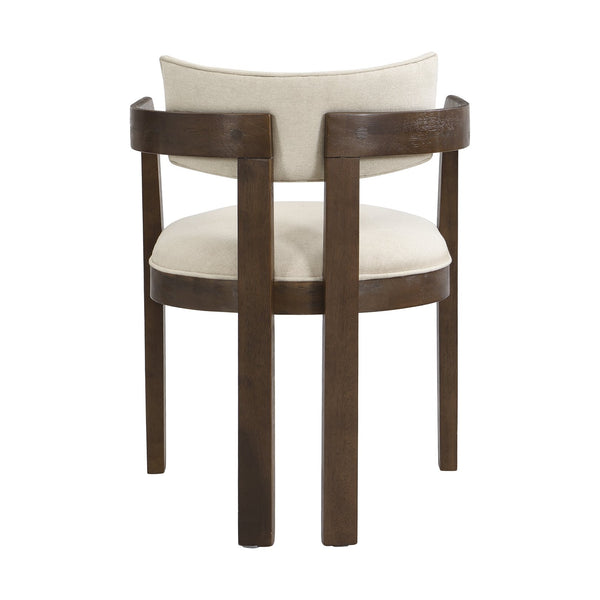 English Elm Christopher Knight Home® - N771P197053H Bouclé Upholstered Dining Chair with Wire-Brushed Rubberwood Frame, Modern Comfort Walnut N771P361737T