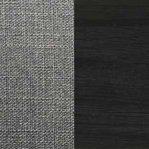 English Elm 2pc Mid-century Z Chair with Rich Fabric Upholstery, Solid Hardwood Frame, Angled Legs & Modern Flair Brown,Gray 21.07 L x 13.98 W x 28.94 H B011P303458