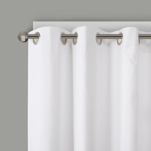 JLA Home Intelligent Design - Printed Olivia Total Blackout Curtain Panel — Bold Teal Floral Foamback for Privacy, Energy Savings ID40-1012