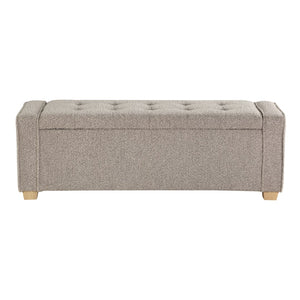 OSP Home Furnishings Bethwin Storage Bench Fog