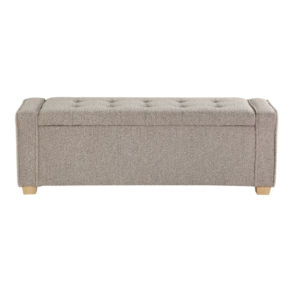 OSP Home Furnishings Bethwin Storage Bench Fog
