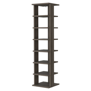 English Elm Fm Furniture Ivonny 7-Tier Freestanding Shoe Rack - Slim, Modern Organizer For Easy Access & Style B128P361093