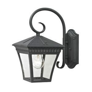 Ridgewood 12'' High 1-Light Outdoor Sconce - Matte Textured Black 8401EW/65 Thomas