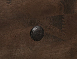 English Elm Wallace & Bay - Brown Farmhouse 9-Drawer Dresser — Rustic Wood Storage, Easy-Care Finish, Spacious 65.6" L Design for Stylish Organization B361P384477