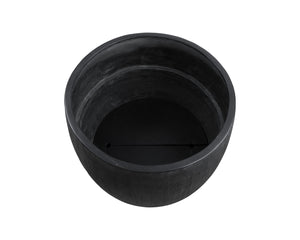 Sunpan Coleus Planter - Stylish Round Design in Durable Concrete, Perfect for Indoor & Outdoor Spaces Large - 33.75W x 33.75D x 33H