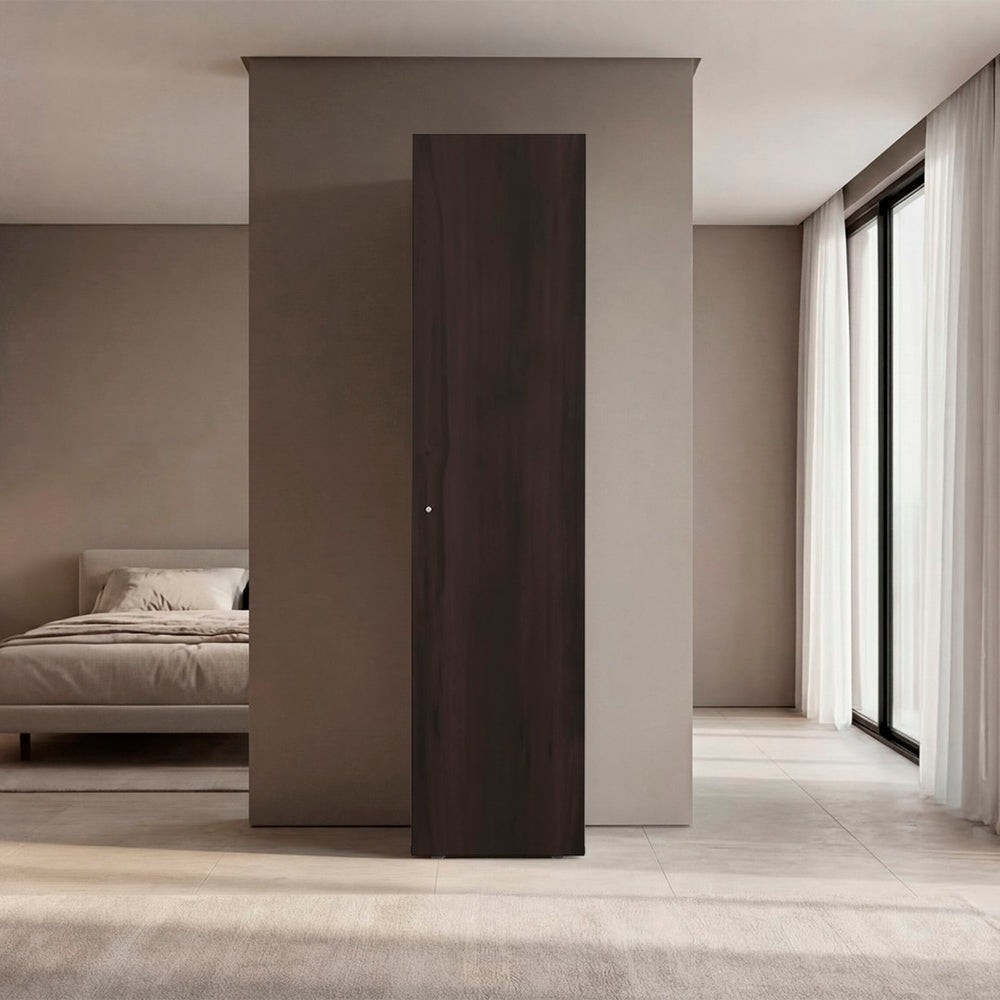 English Elm Home Freestanding Tall Linen Cabinet with Four Shelves for Bathroom or Bedroom B200P465727