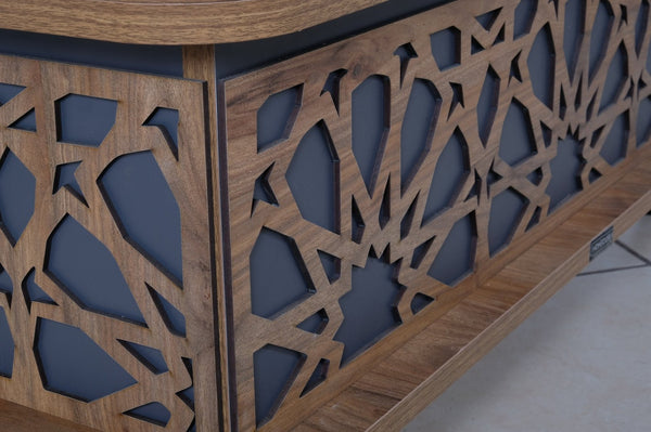 English Elm Rio Smart Adjustable Height Coffee Table - Modern Anthracite Centerpiece With Storage & Style B029P206615-GIGA