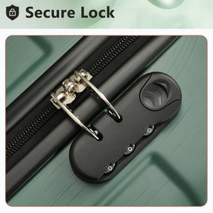 English Elm Luggage Set 3 Piece Abs Hard Shell Expandable Suitcase with Tsa Lock Spinner Wheels N730P296584F
