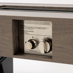 English Elm 42_Inch Contemporary Iron Fire Pit Table – Durable, Propane-Powered, Perfect For Outdoor Gatherings! W3131P277178