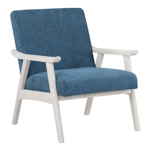 OSP Home Furnishings Weldon Armchair Navy