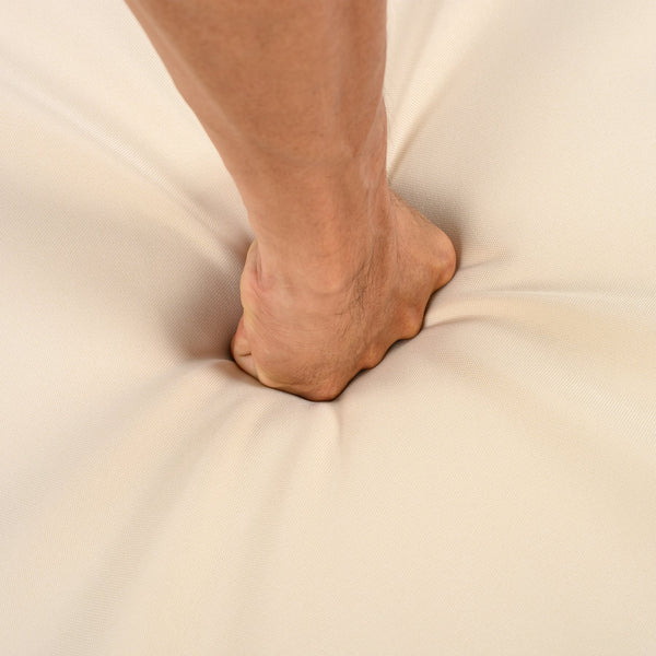 English Elm Christopher Knight Home® - Acacia Outdoor Dining Chairs Set of 2 with Rope Handles, Waterproof Washable Cushions, 400 lb Capacity Beige,Teak N779P279983B