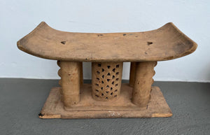 Lilys Vintage Africa Stools Small Approx.15-17" Long 5-8" Wide 10-12"H 8416-S