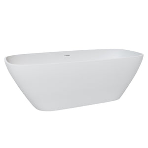 English Elm 67 Inch Freestanding Soaking Tub Eco Stone Resin Matte Finish Spa Bath Retreat T3785P353959