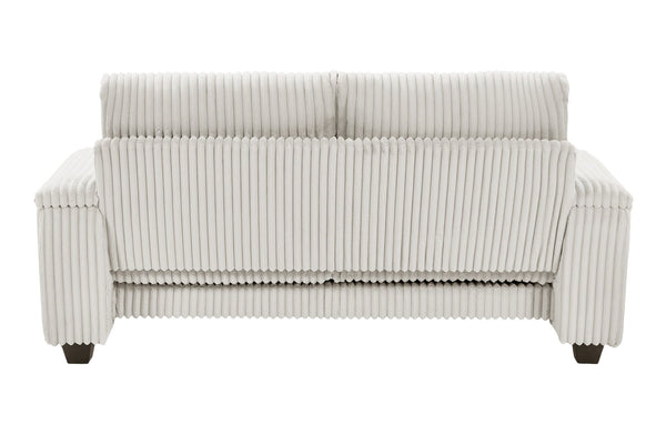 English Elm 71" Loveseat Plush Corduroy Small Sofa with Armrest Storage, USB Port, Solid Wood Frame, Beige W542P210606