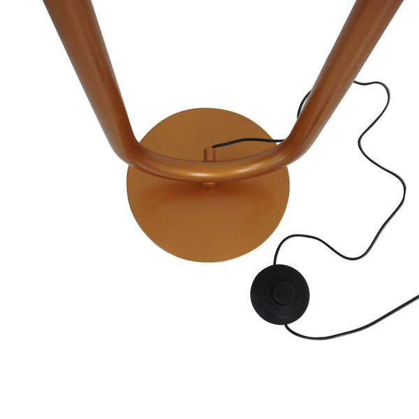 English Elm Ashcroft Furniture - Contemporary Floor Lamp - Elegant Arched Led Lighting For Living Rooms, Bedrooms & Offices, Coarse Gold B183P315107