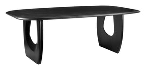 Arasan Dining Table Black 110223 Zuo Modern