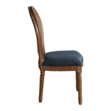 OSP Home Furnishings Stella Cane Back Chair Azure