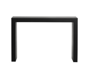Sunpan Axle Console Table - Modern Concrete Design Perfect For Small Spaces With Chic Clean Lines Black Concrete 111918