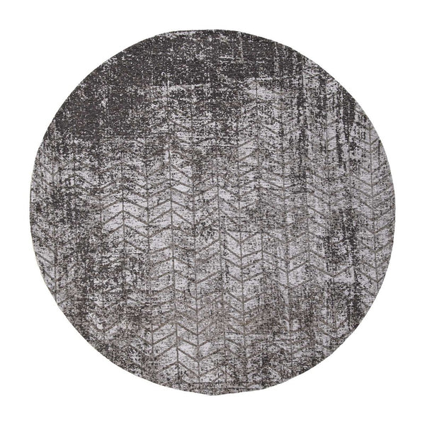 Louis de Poortere Mad Men Collection Geometric Step Pattern Area Rug Bold Contrast for Living Room or Office Harlem Contrast 9'6 x 9'6 120132