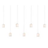 Dove Rectangular Multi-Drop Pendant