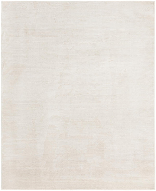 Unique Loom Finsbury Kate Machine Made Solid Rug Ivory, Beige 7' 10" x 10' 0"