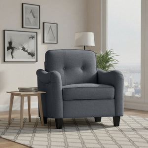 English Elm 3 Piece Living Room Sofa Set - Modern Comfort With Durable Upholstery, Perfect For Apartments & More! W680S00084