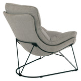 OSP Home Furnishings Ryedale Lounge Chair Grey