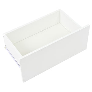 English Elm Six Drawers Multi-Functional White Desk With Removable Top – Versatile Storage For Home & Office W3871P369001-GIGA