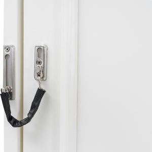 English Elm Full Murphy Bed with Storage Cabinets and Shelves, Space-Saving Wooden Wall Bed with 600lb Capacity Beige N7090004012A