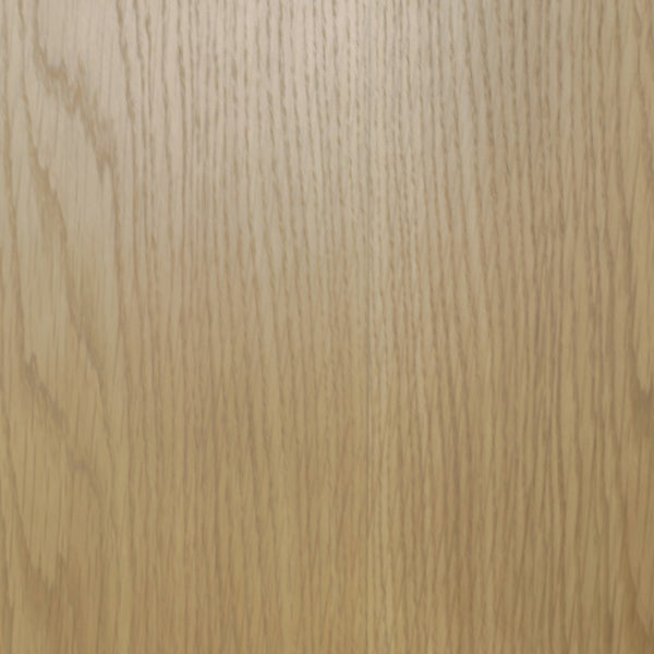 Alpine Furniture Hudson Light Oak Sideboard With Adjustable Shelves, Four-Door Storage, Rounded Edges, Fully Assembled 8440-06